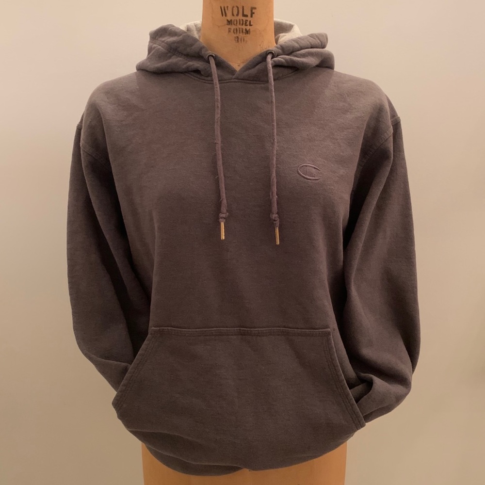 Champion Hoodie Grey Thick Athletic